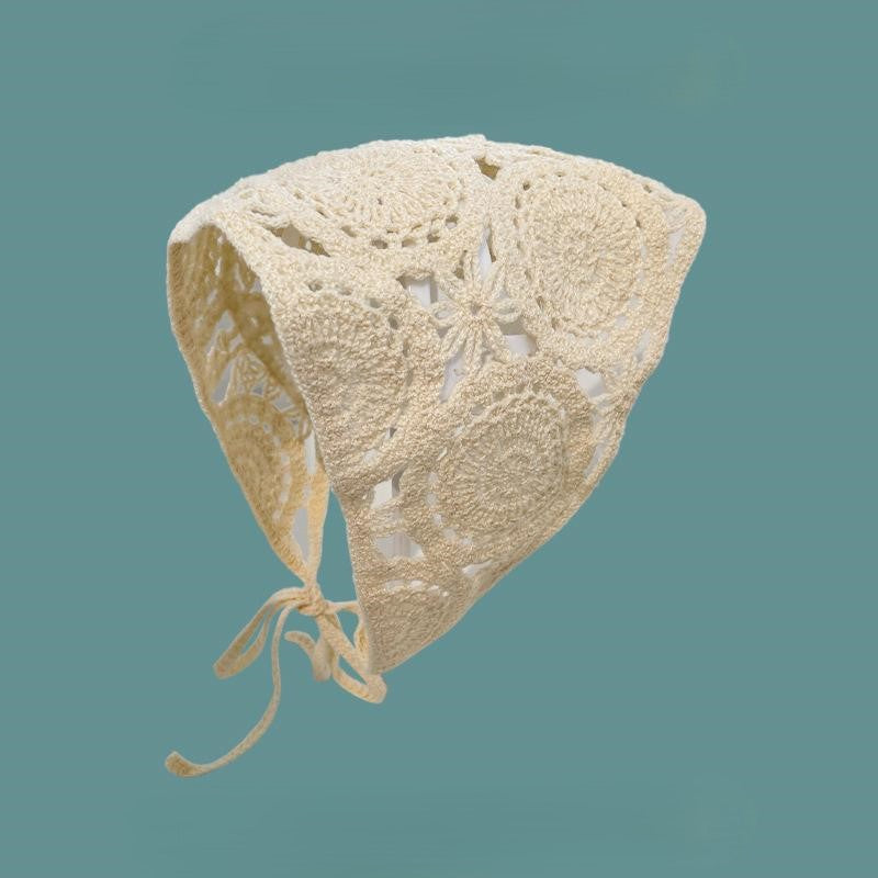 Ivory Lace Hair Bandana
