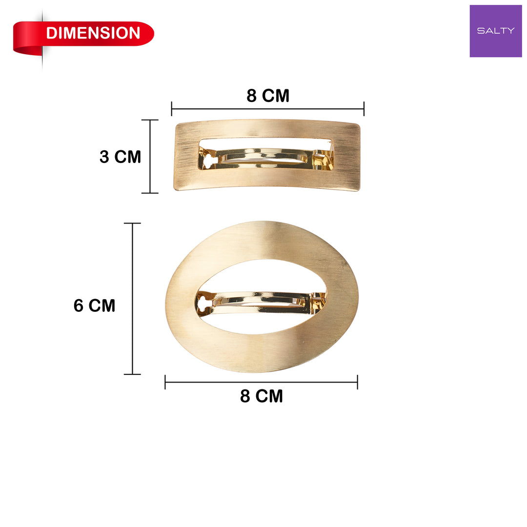 Set of 2 Golden Bold Pins
