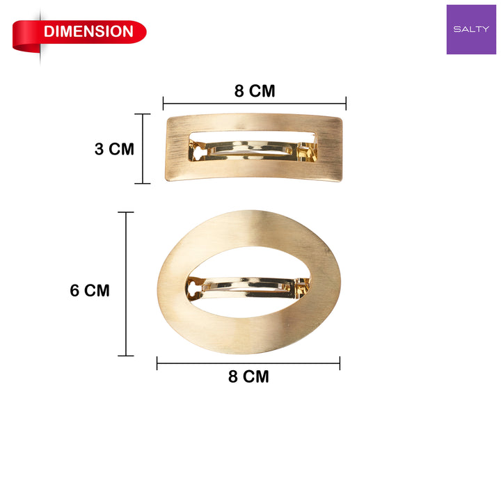 Set of 2 Golden Bold Pins
