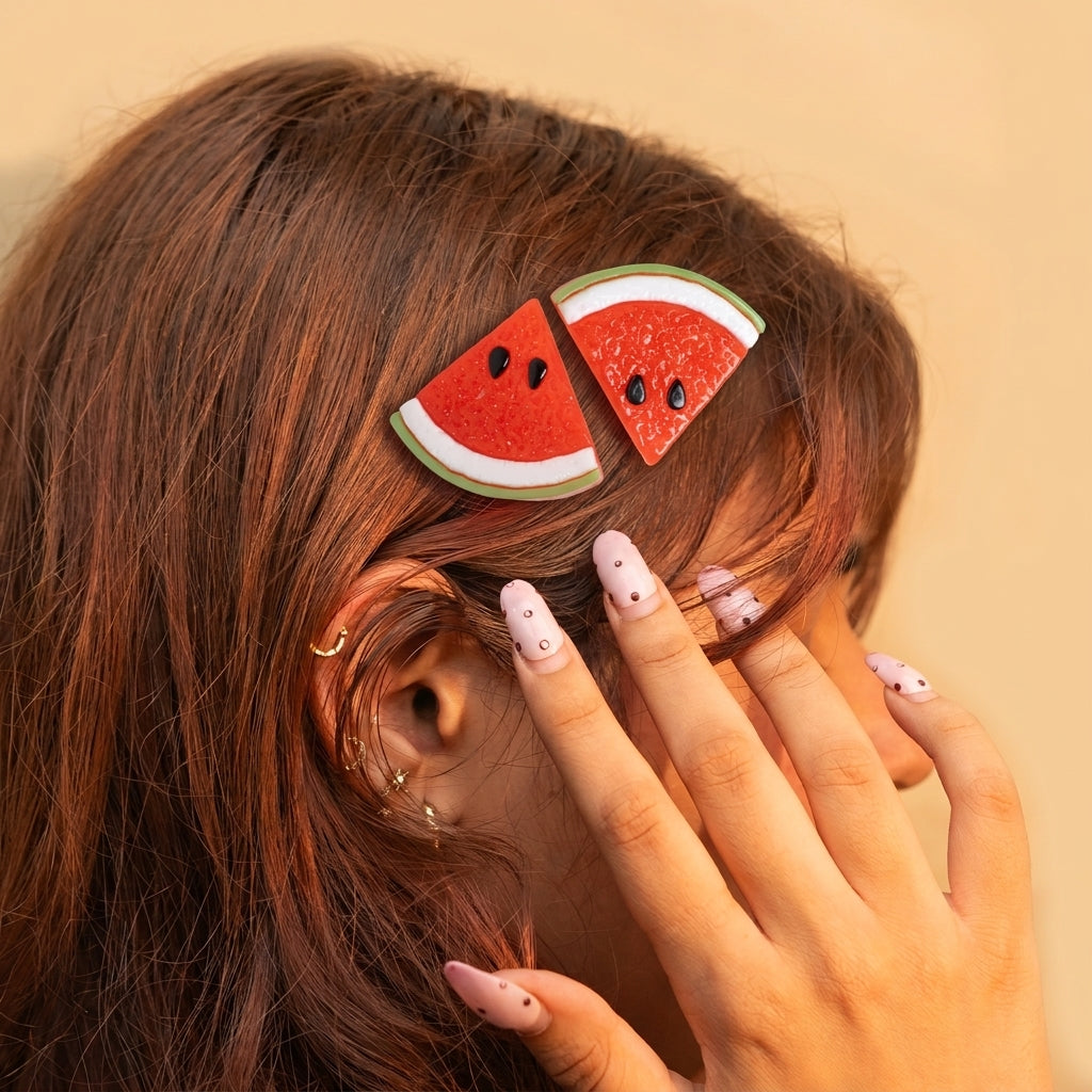 Watermelon Pop Hair Pins