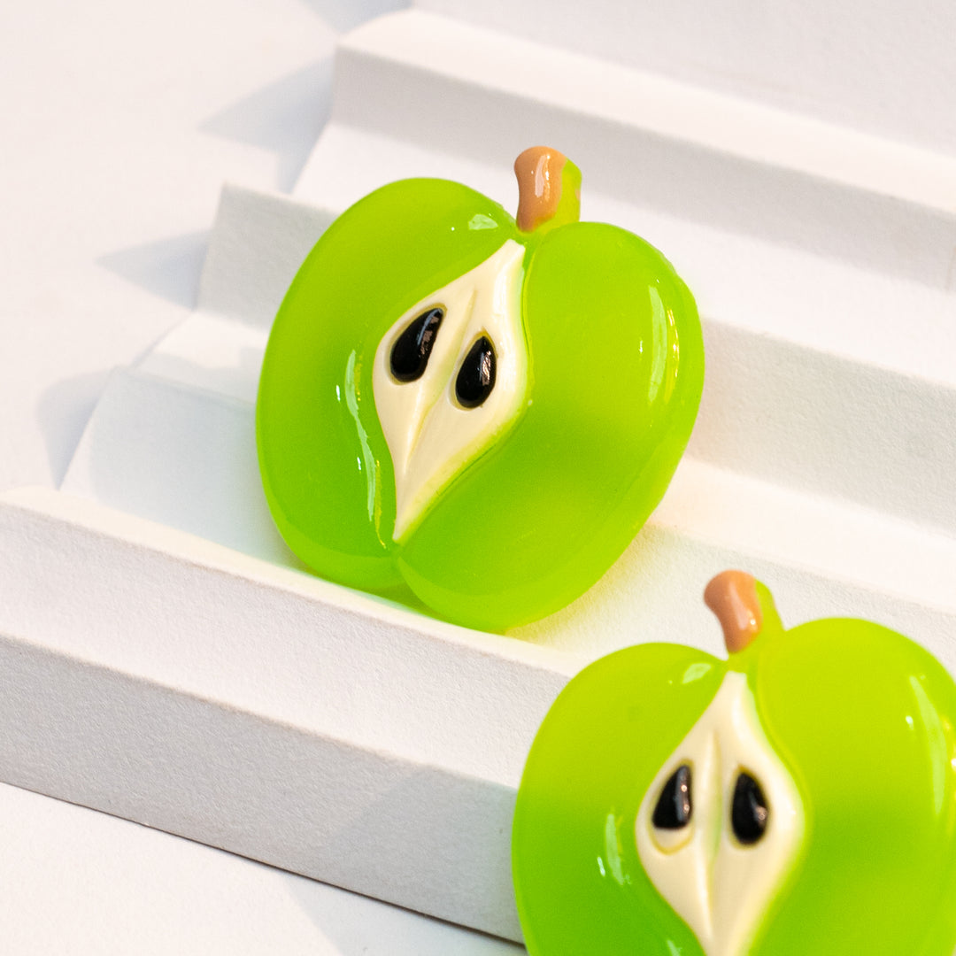 Green Alien Hair Pins