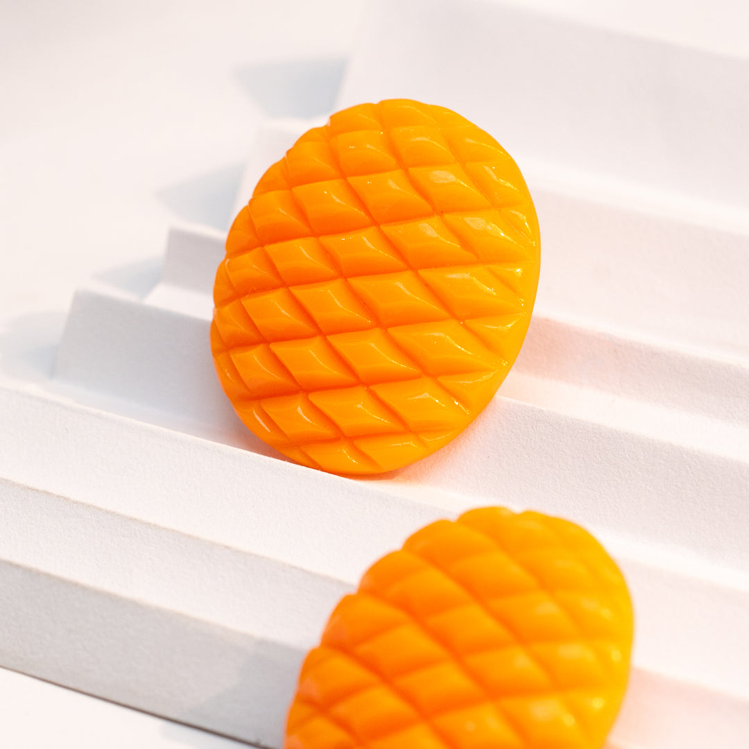 Orange Slice Hair Pins