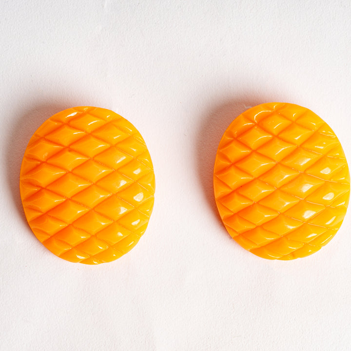Orange Slice Hair Pins
