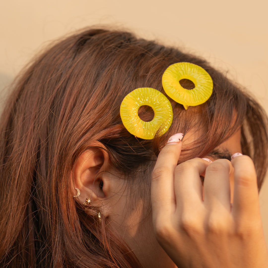 Pineapple Pop Hair Pins