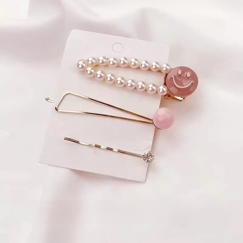 Pearl Smile Hair Pin Set