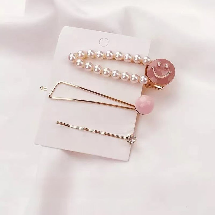 Pearl Smile Hair Pin Set