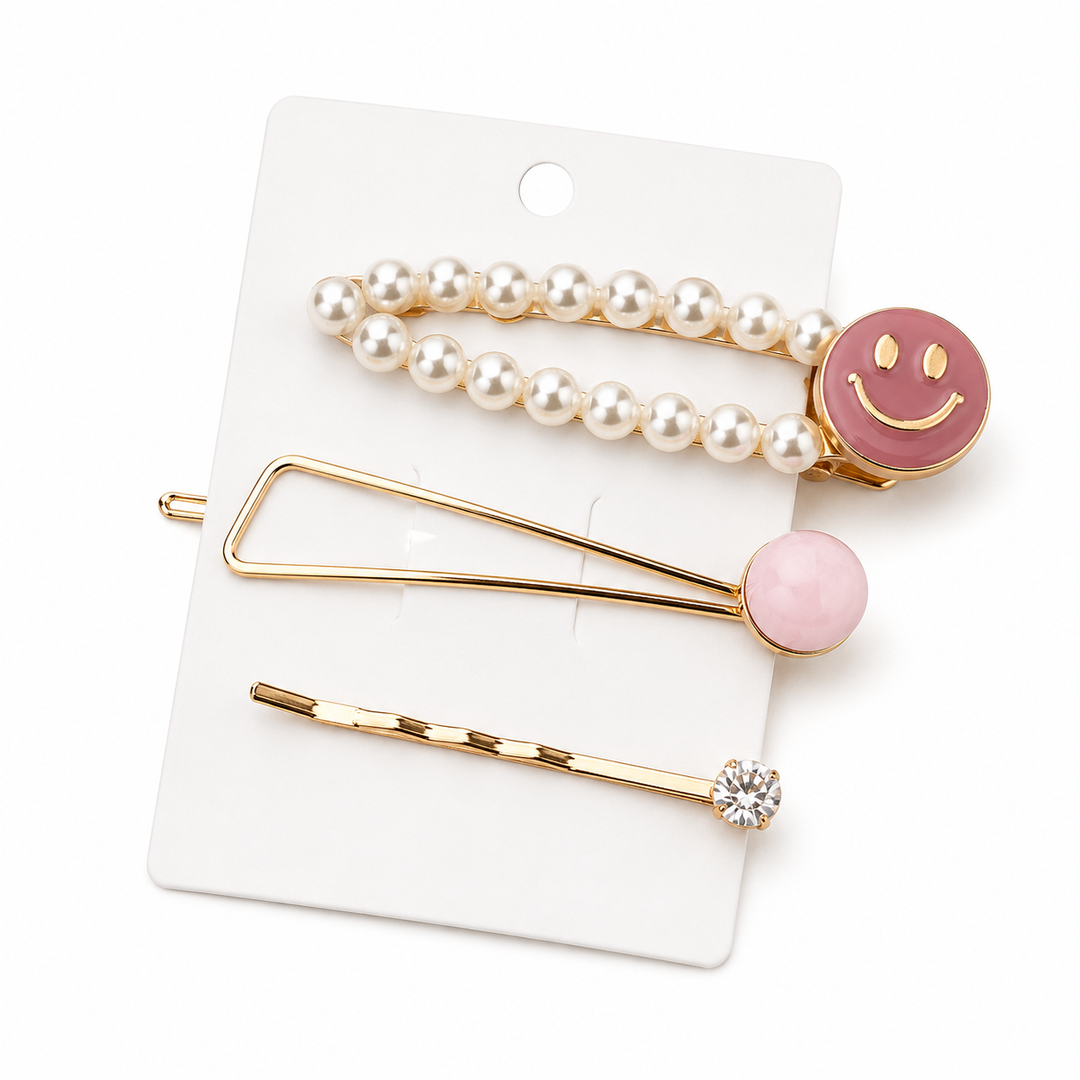 Pearl Smile Hair Pin Set