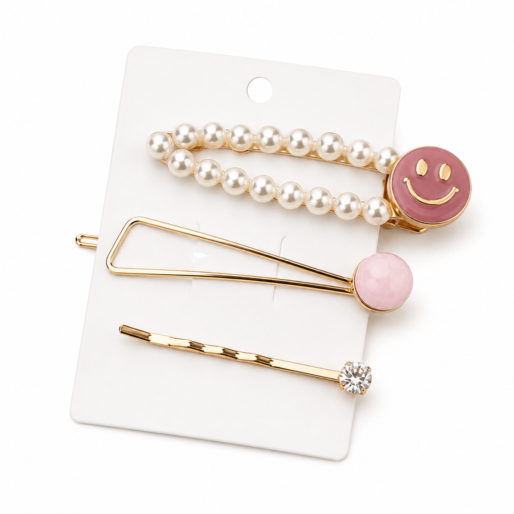 Pearl Smile Hair Pin Set