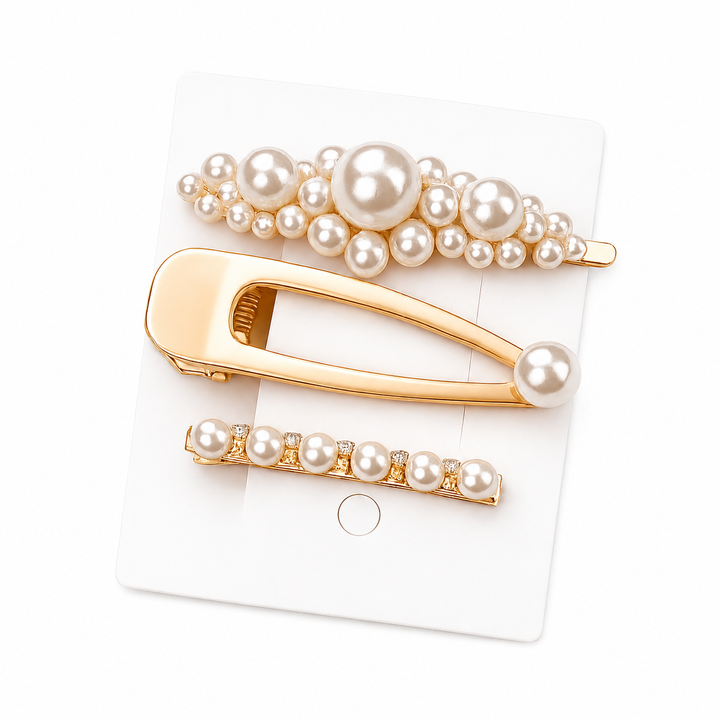 Pearl Grace Hair Clip Set