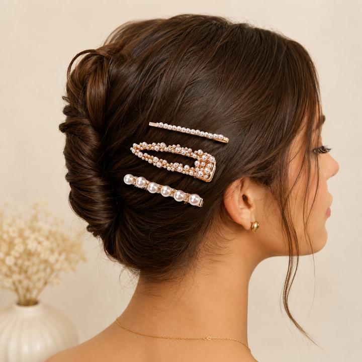Pearl Luxe Hair Pin Set