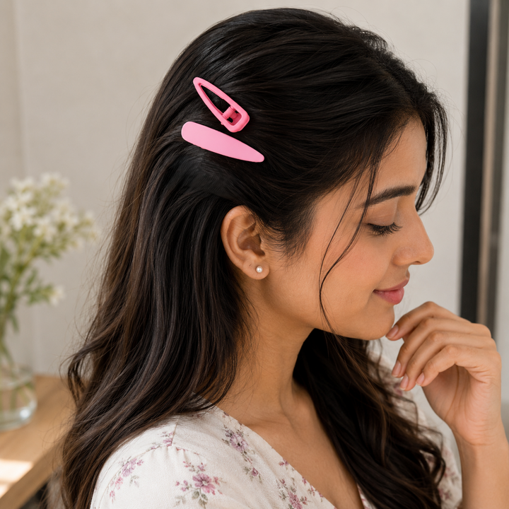 Pink Duo Hair Clips
