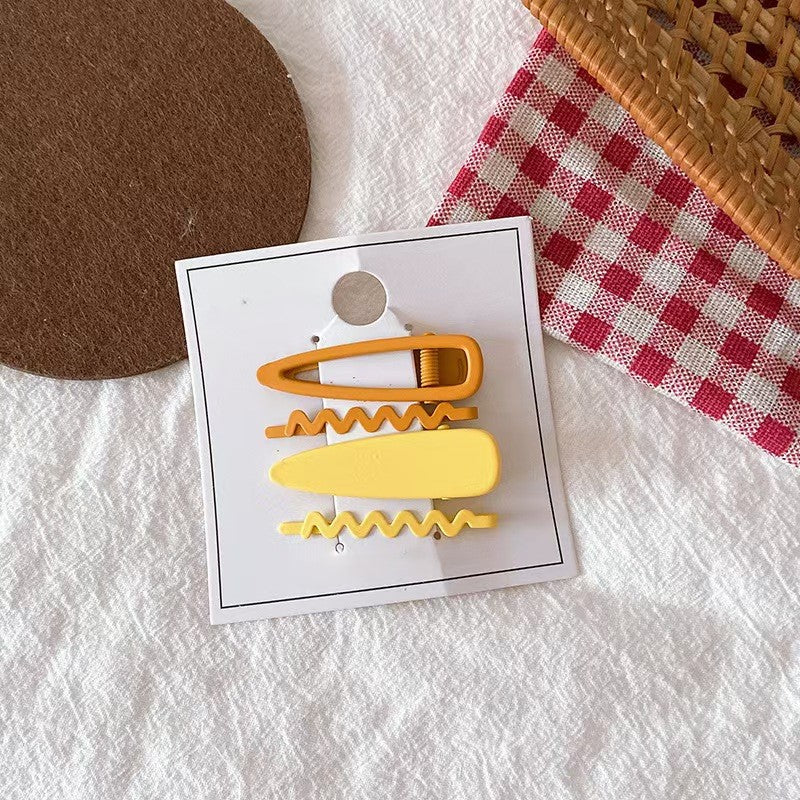 Yellow Duo Hair Clips