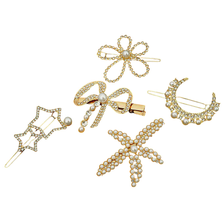 Set of 5 Love Affair Hair Pins