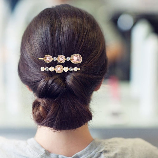 Blush Pearl Hair Pins