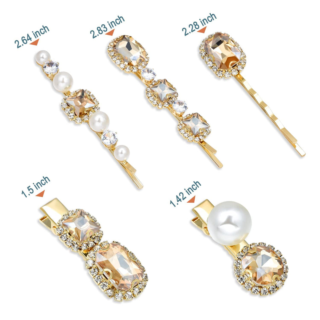 Champagne Pearl Hair Pins