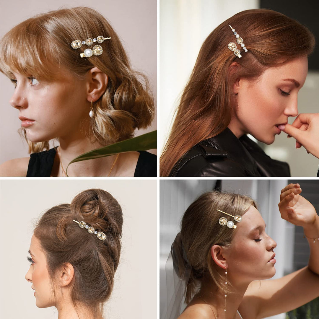 Champagne Pearl Hair Pins