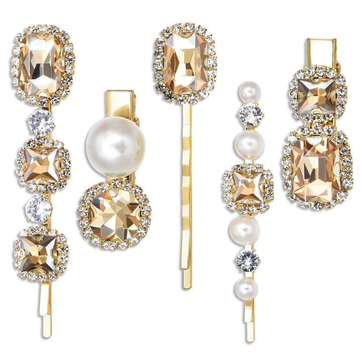 Champagne Pearl Hair Pins