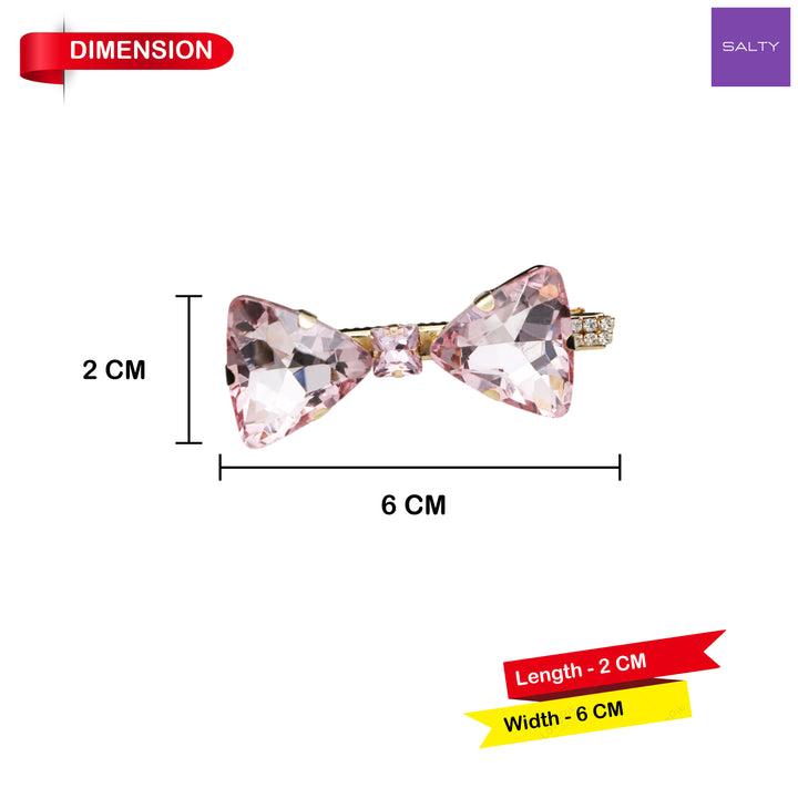 Crystal Bow Hair Pin