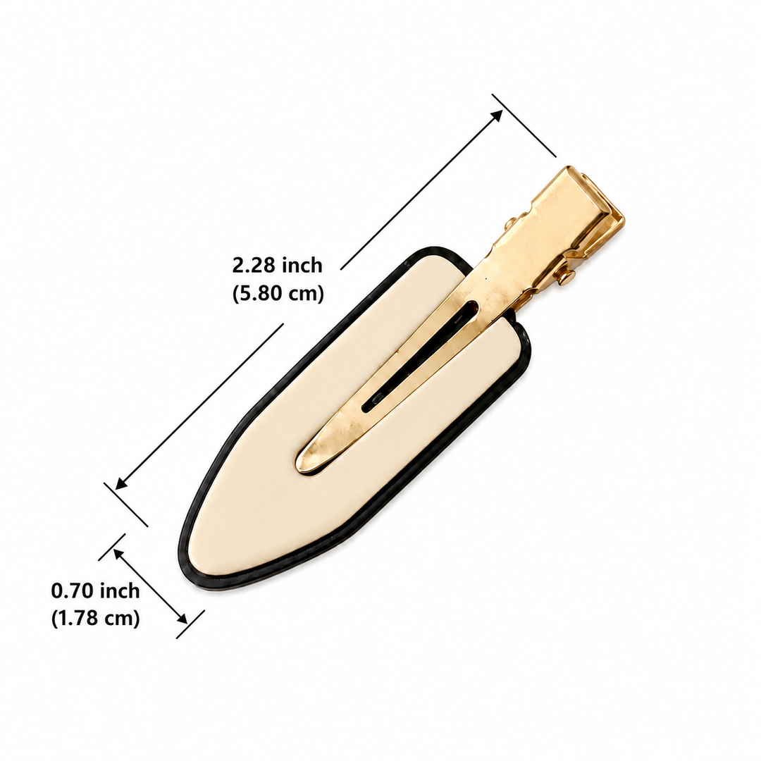 Creamy Oval Muse Hair Clip