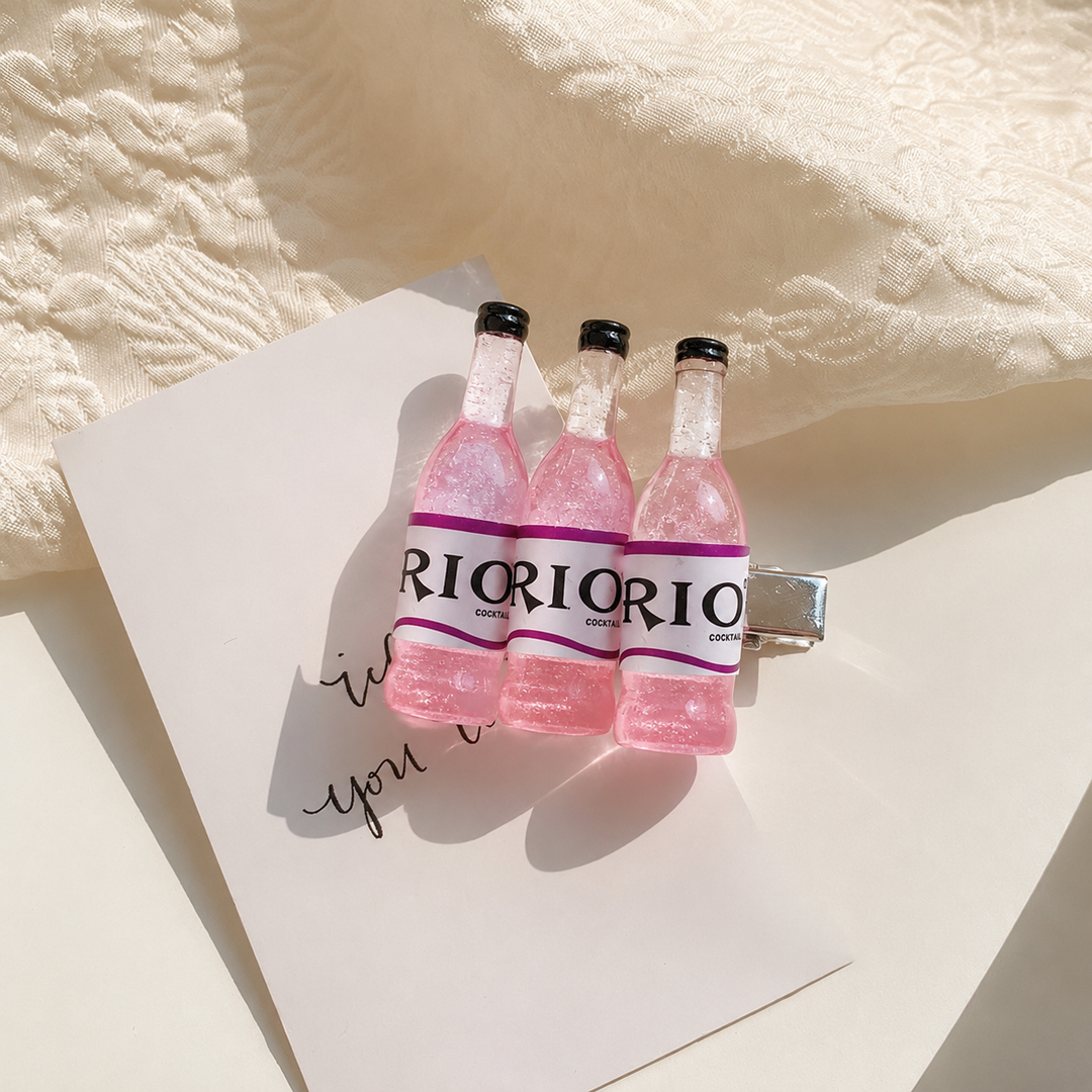Pink Soda Hair Clip