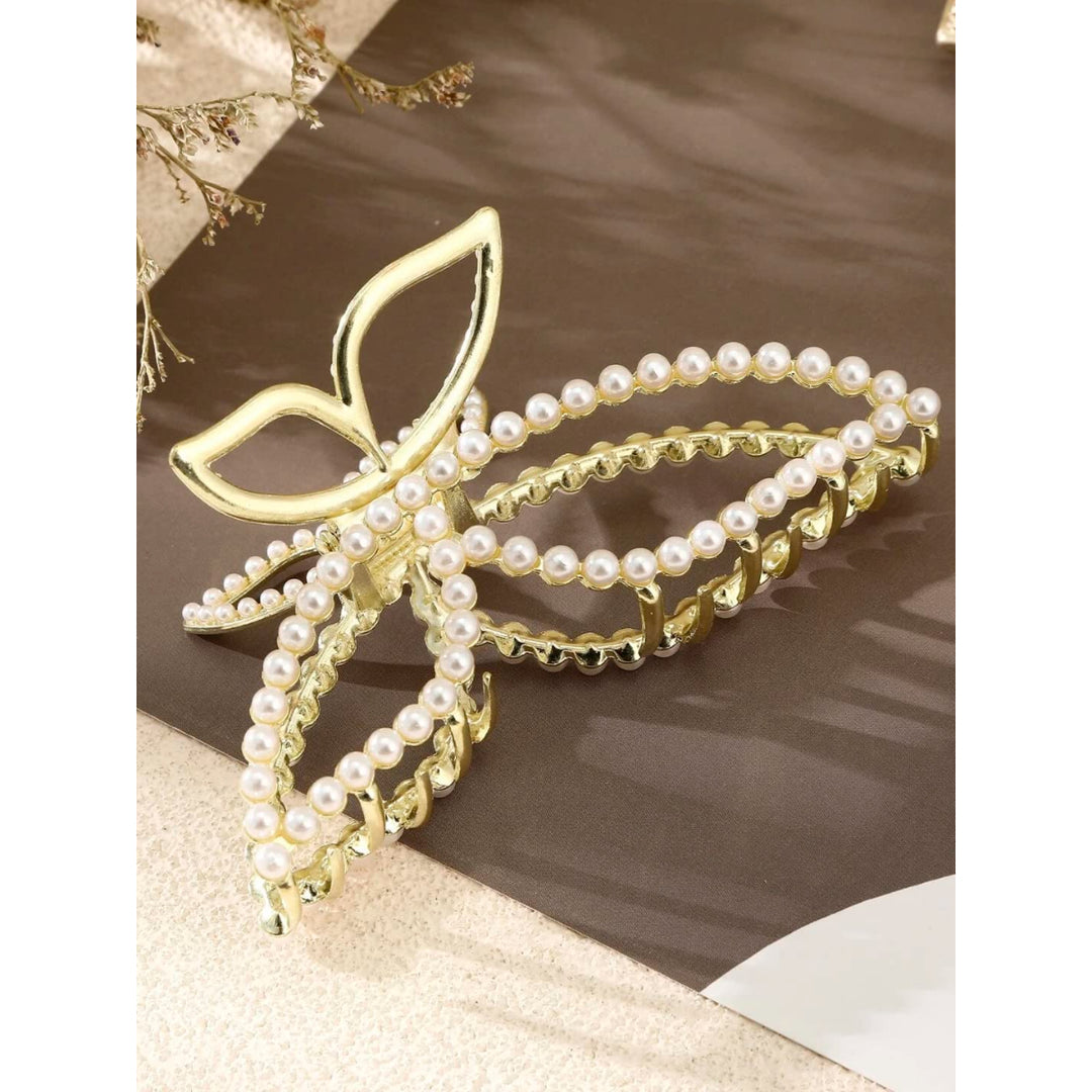 Pearl Butterfly Hair Claw