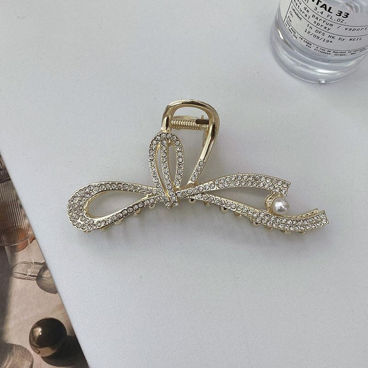 Crystal Ribbon Hair Claw
