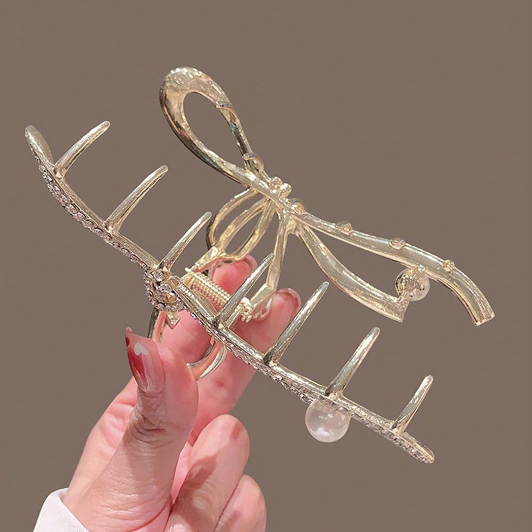 Crystal Ribbon Hair Claw