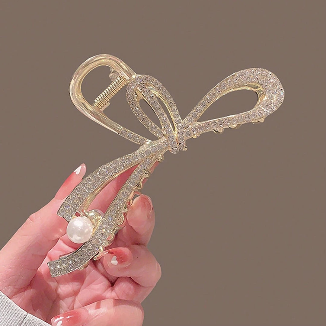 Crystal Ribbon Hair Claw