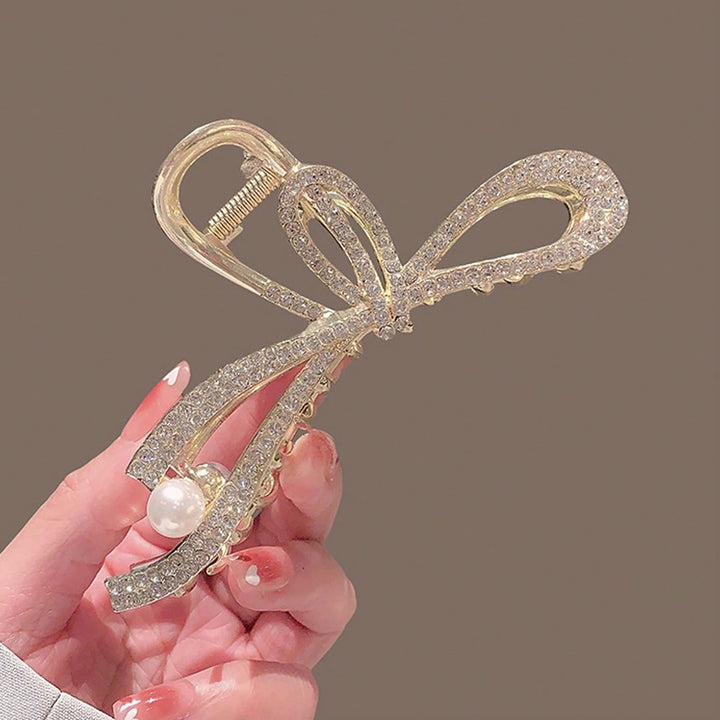 Crystal Ribbon Hair Claw