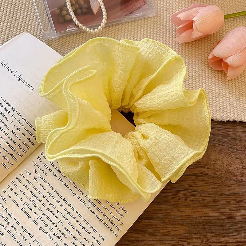 Lemon Cloud Scrunchie
