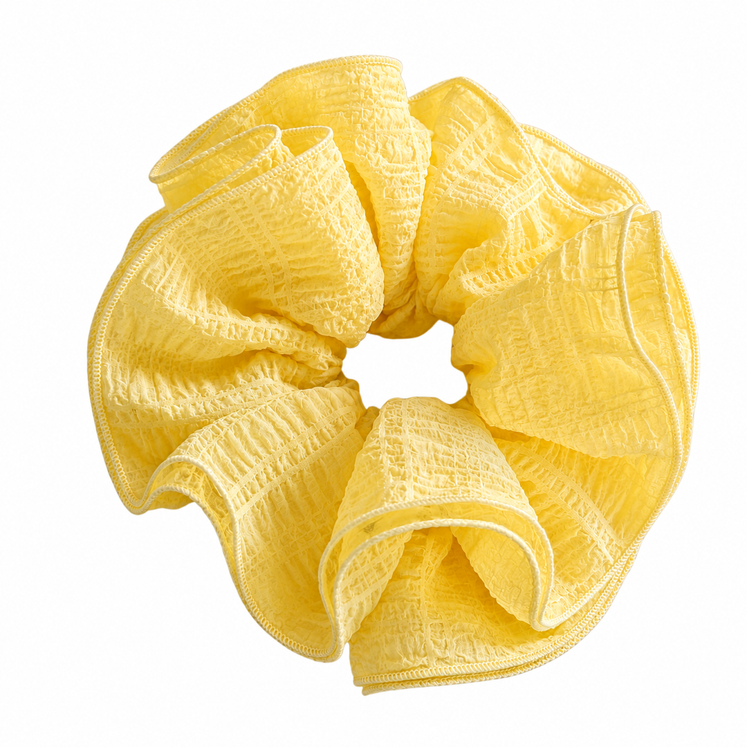 Lemon Cloud Scrunchie