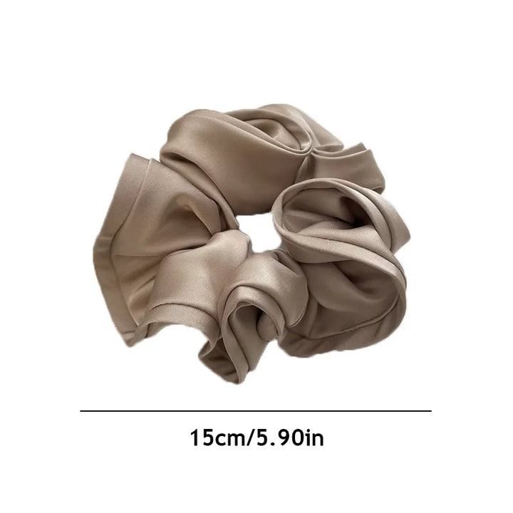 Cream Bow Scrunchie