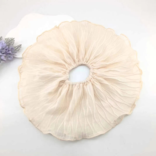 Ivory Cloud Scrunchie