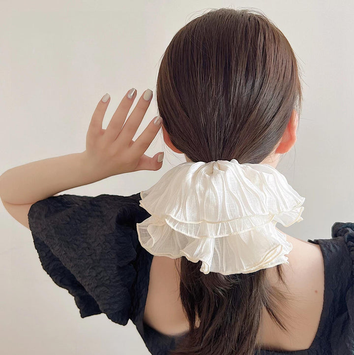 Ivory Cloud Scrunchie