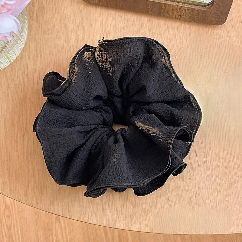 Noir Bloom Scrunchie