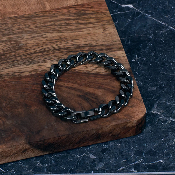 Hades Classic Black Thick Bracelet