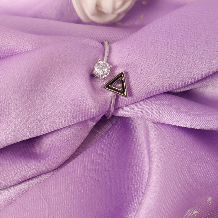 Hallow Tri Silver Ring - Salty Accessories