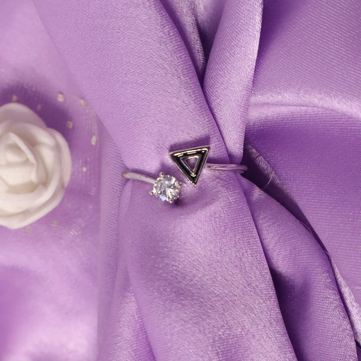 Hallow Tri Silver Ring - Salty Accessories