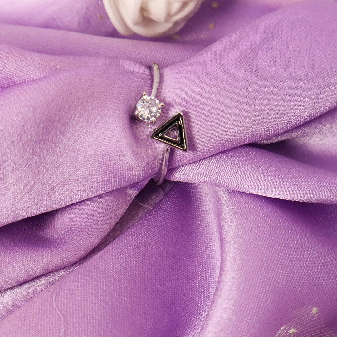 Hallow Tri Silver Ring - Salty Accessories