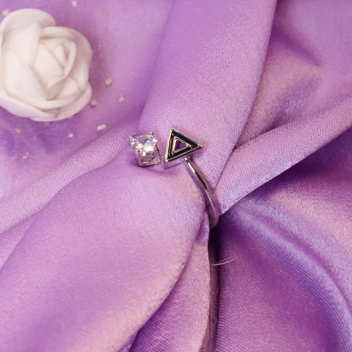 Hallow Tri Silver Ring - Salty Accessories