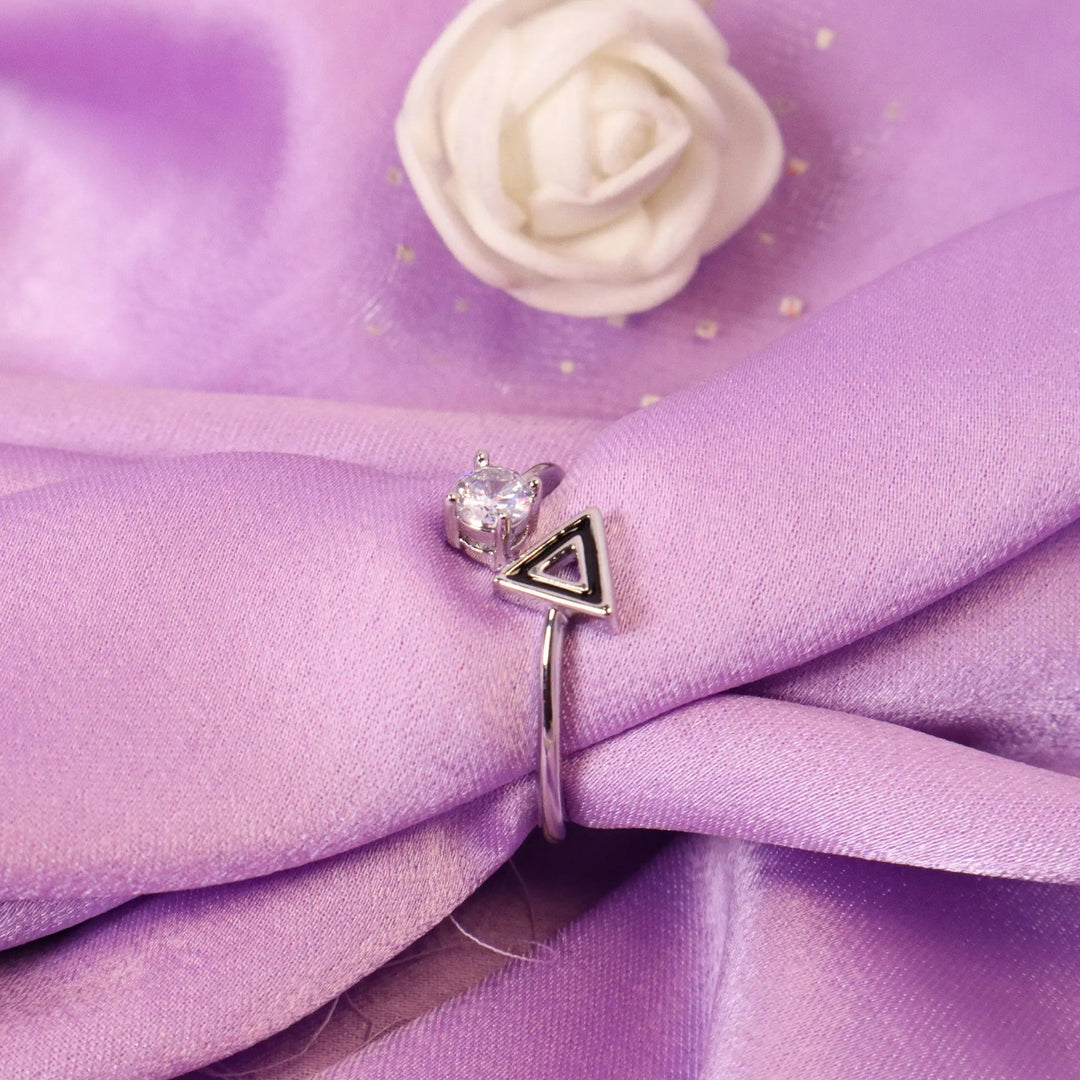 Hallow Tri Silver Ring - Salty Accessories
