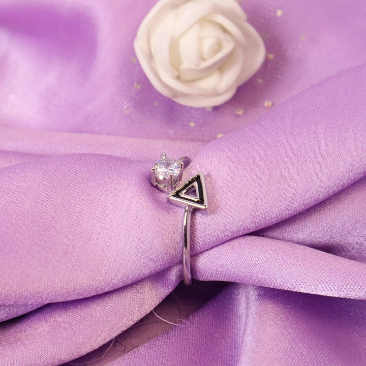 Hallow Tri Silver Ring - Salty Accessories
