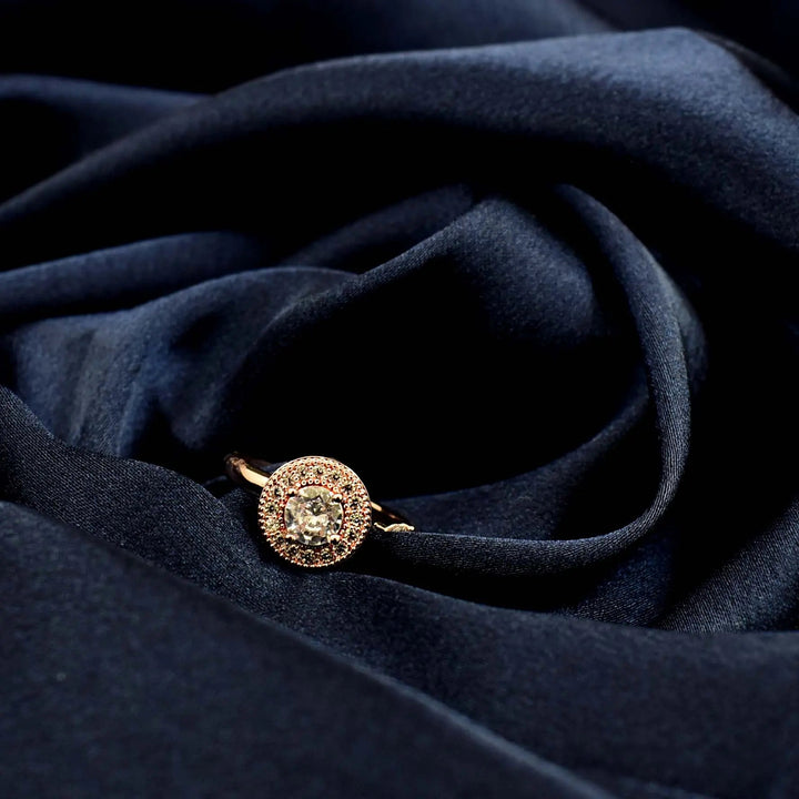 Halo Spinner Ring - Rose Gold - Salty Accessories