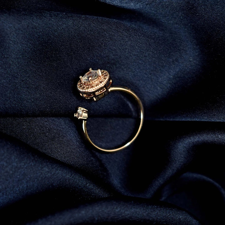 Halo Spinner Ring - Rose Gold - Salty Accessories