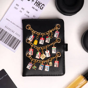 Hawaizaada Passport Cover - Black | Salty