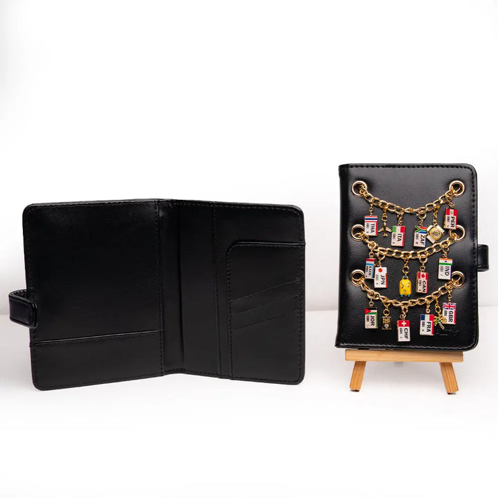 Hawaizaada Passport Cover - Black | Salty