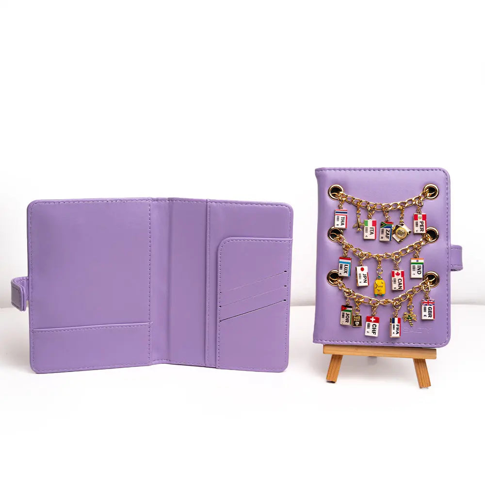 Hawaizaada Passport Cover - Purple | Salty