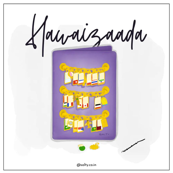 Hawaizaada Passport Cover - Purple | Salty