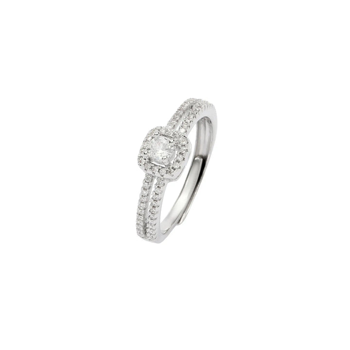 Zale Solitaire Silver Ring - Salty Accessories