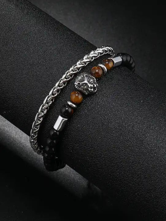Enlightenment Brown Beads Bracelet